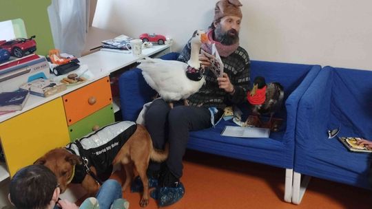 Niezwykli goście w Fundacji Dom w Łodzi. Mali podopieczni byli zachwyceni!