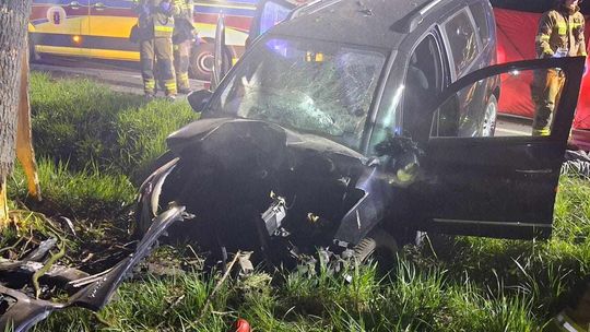 Tragiczny wypadek pod Łodzią. Nie żyje młody mężczyzna