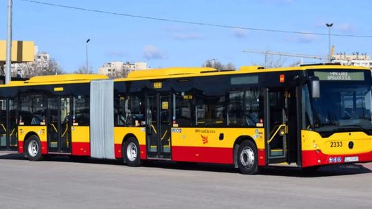 Utrudnienia MPK w Łodzi. Autobusy czterech linii jeżdżą zmienionymi trasami