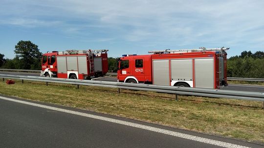 Wypadek na A1 w woj. łódzkim. Trzy osoby trafiły do szpitali. Są utrudnienia w ruchu