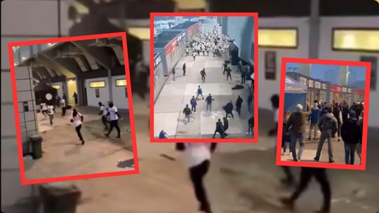 Zamieszki kibiców ŁKS Łódź i Ruch Chorzów na Stadionie Śląskim. Interweniowała policja