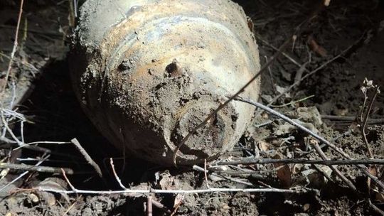 Znalazł fragment bomby. Na miejscu specjalistyczna grupa