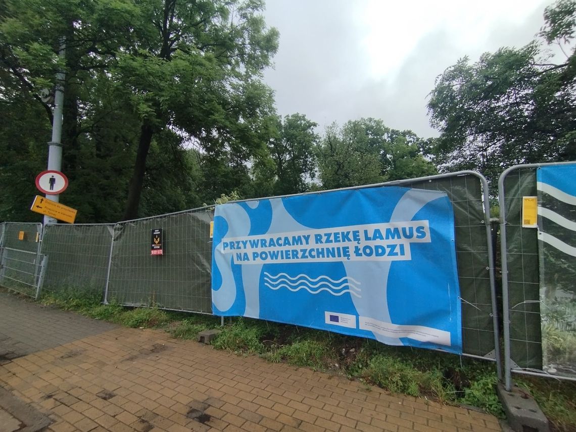 Trwa metamorfoza parku w centrum Łodzi. Największą zmianą będzie powrót rzeki